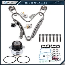 For 05-09 Nissan Frontier 4.0L Head Gasket Bolts Set Timing Chain Kit Water Pump