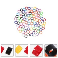 300PCS Pigeon Foot Bands Clip Leg Rings Bird Rings for Racing and Identification