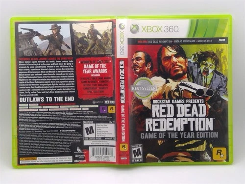Red Dead Redemption Game of the Year Edition (Xbox 360/ Xbox One) Clean Tested