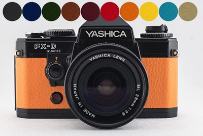 KAMERABELEDERUNGEN PFEIFER neue Belederung für Yashica FX-D selbstklebend - verschiedene Farben