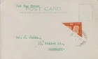 1941 KGV1 2d Bisect, Plain Postcard FDC, 27 Dec Guernsey CDS