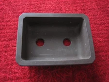 VINTAGE BONSAI POT PLANTER BROWN RECTANGULAR UNGLAZED 5" X 3.5"