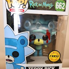 Funko Pop!  Figura Vinilo Rick & Morty Teddy Rick #662 Chase Edición Limitada