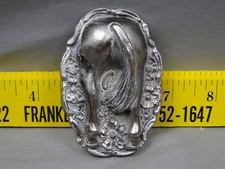 Vintage Horse Ass Butt Rear Belt Buckle Silver Tone Funny Rodeo Cowboy Whimsy