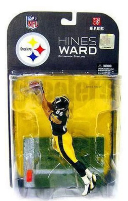 NFL Pittsburgh Steelers Hines Ward  McFarlane Figure PACKAGE WEAR FREE SHIPPING!