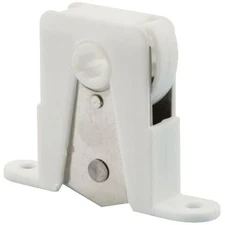 Prime-Line B 751 White Plastic Housing with Stainless Steel Sliding Screen Do...