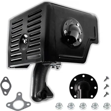 JMCHstore Exhaust Muffler w/Deflector For Predator 420cc 459cc 400cc muffler 