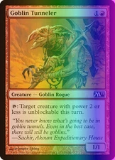MTG Magic the Gathering Goblin Tunneler (143/255) Magic 2011 LP FOIL