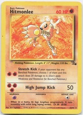 Hitmonlee (22) Rare Fossil FO Fighting Unlimited 22/62 1999 HP on eBay