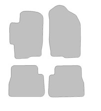 Fußmatten passend für Mazda 6 Typ GG (Baujahr 2002 - 2007), Hit anthrazit