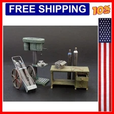 1/35 Scale Die-Cast Resin Model Assembled Kit WWII German Workshop Equipment ...