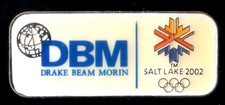 SALT LAKE 2002 OLYMPIC GAMES. SPONSOR PIN. DRAKE BEAM MORIN (DBM)
