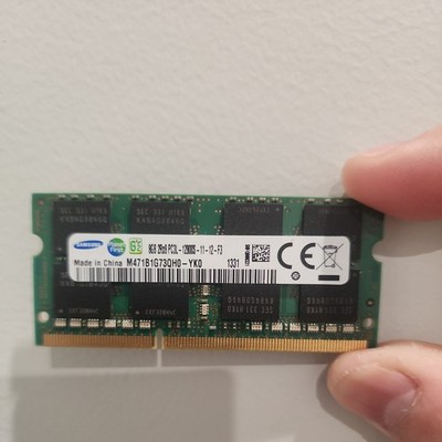 SAMSUNG M471B1G73QH0-YK0 8GB 2Rx8 DDR3 PC3L-12800 1600MHz 1.35 LAPTOP MEMORY RAM