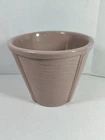 Vintage McCoy, USA, Jardiniere Planter/ Horizontal Waves/Dark Pink/6"