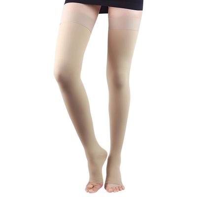 20-30 mmHg Medical Compression Stockings for Women and Men Thigh High, Dot-To...