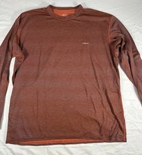 Patagonia Capilene Base Layer Men’s Size XL Burnt Orange Long Sleeve