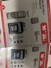 Gigastone 16GB Ultra Micro SD HC Class 10 TF Flash SDHC Memory Card for Mobile