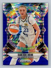 Cameron Brink 2024 Panini Prizm WNBA #14 Kaleidoscopic Prizms Blue Pulsar #/199