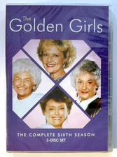 The Golden Girls Complete Sixth 6th Season 1990 3 DVD Box Set NEW  SEALED