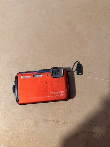 Nikon Coolpix AW110 16MP Digital Camera - Orange - Picture 2 of 10