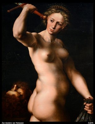 Jan Sanders Van Hemessen Judith O 1 Vintage Kunstdruck Poster Wanddeko Deko Hi