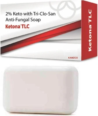 KAMZCO Skin Bar 2% Antifungal Soap – Fights Ringworm, Jock Itch, Dandruff, Body Acne