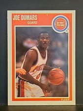 1989-90 Fleer #45 Joe Dumars HOF PISTONS 