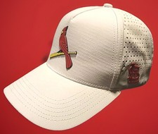 ST. LOUIS CARDINALS & BAYER ASPIRIN WHITE PROMO HAT ( MUST SEE ALL PICS)