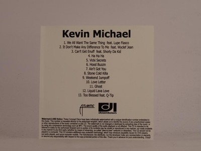 KEVIN MICHAEL WE ALL WANT THE SAME THING (482) 13 Track Promo CD Album including