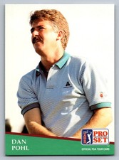 1991 PRO SET GOLF CARD #92 DAN POHL
