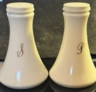 RETRO WHEAT STALK IVORY FARM HOUSE SALT & PEPPER SHAKERS — photo 3