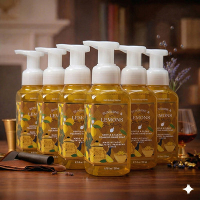 Bath & Body Works - Sunshine & Lemons Foaming Hand Soap 8.75 oz   [6 Pack]