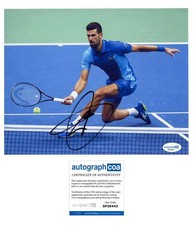 Novak Djokovic AUTOGRAPH Signed Wimbledon Tennis Champion 8x10 Photo D ACOA