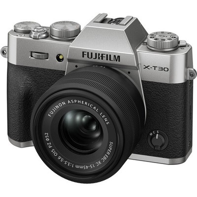FUJIFILM X-T30 III Mirrorless Camera (Silver) Bundle With 64GB
