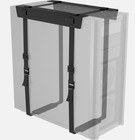 BONTEC Adjustable Under Desk PC Mount CPU Holder Fit up to 71 Inches - PC Tower