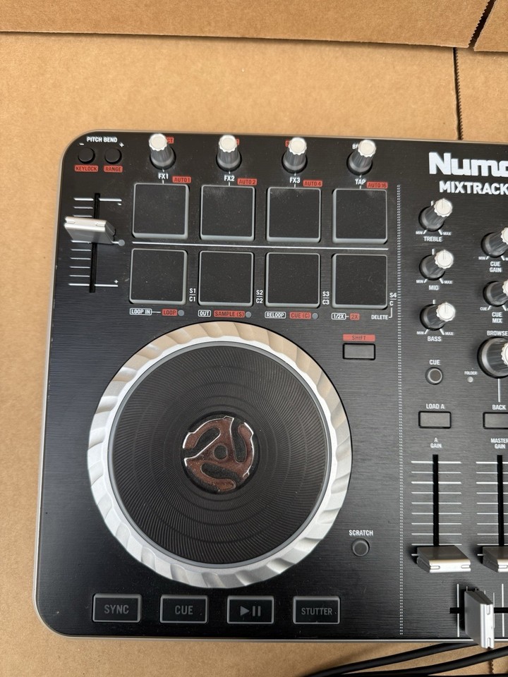 Numark Mixtrack Pro 2-Channel Digital DJ Controller Mixer Black - Works ...