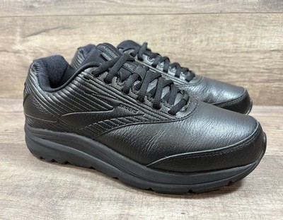 Brooks Addiction Walker 2 Work Shoes Slip Resistant Black Womens Size 7D Wide