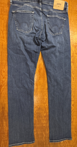 Edwin Jace Straight Fit Jeans Mens 30x32 Blue Stretch Denim - Picture 8 of 14