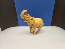 Hand Carved Wooden Elephant Statue 