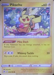 Pikachu 052/196 Lost Origin Common