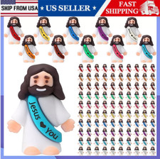 100 P Mini Jesus Figures Jesus Loves You Original Design Jesus Toys Little Jes 