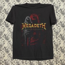 Megadeth Countdown to Extinction Rock Metal Music Black Cotton T-shirt S-5XL