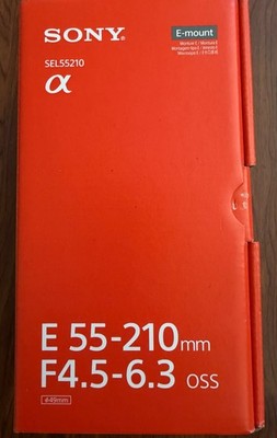 Sony E 55-210mm f/4.5-6.3 OSS E-Mount Camera Lens