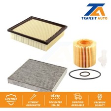 Air Cabin Engine Cartridge Oil Filters (3 Total) Kit For Lexus NX200t KFM-100401