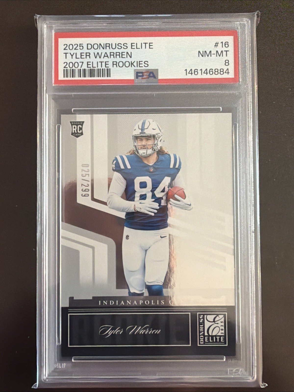 Tyler Warren Panini Donruss Elite 2007 Elite Rookies #16 Base