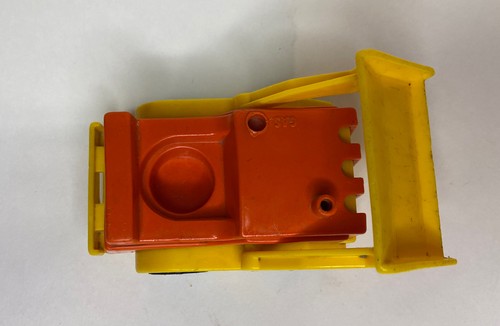 Vtg Fisher Price Little People Forklift & Bulldozer Construction Cars Vehicles - Picture 3 of 11