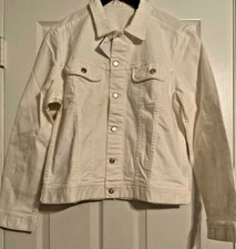 A.P.C. White Denim Jacket
