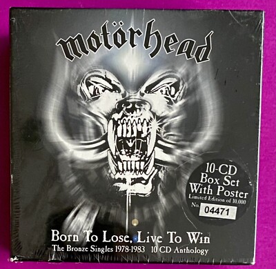 MOTÖRHEAD-Born To Lose Live To Win The Bronze Singles 10 CDs