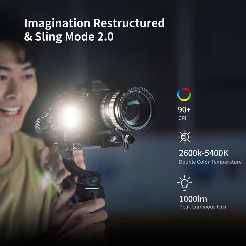 Zhiyun Weebill 2 Pro 3 3S Combo 3-Axis Gimbal Stabilizer for Canon Nikon Sony  - Image 3 of 4