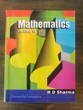 Mathematics for Class VI - Paperback By R D Sharma